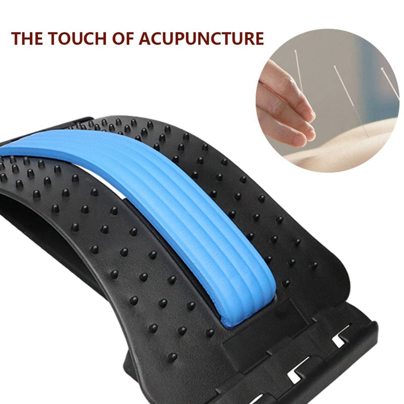 Back Massager Stretcher Massage Tools  Lumbar Support Relaxation Spine Pain Relief Yoga Stretching Tool Shoulder Back Corrective Stick