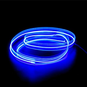 Okeen 1m/2m/3m/5m Neon LED Car Interior Lighting Strips Auto LED Strip Garland EL Wire Rope Car Decoration lamp Flexible Tube