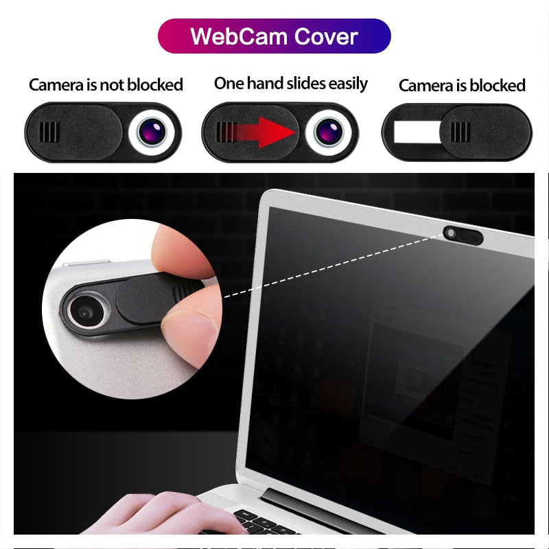 Webcam Cover Camera Privacy Protective Cover Mobile Laptop Lens Occlusion Privacy Cover Anti-Peeping Protector Shutter Slider