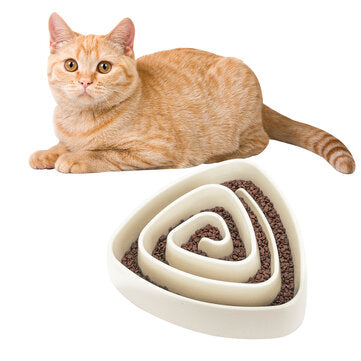 Pet Slow Eat Feeding Food Bowls