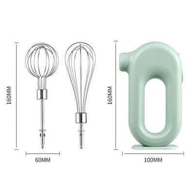 1 Set Egg Mixer Eco-friendly High Speed Plastic Handheld Electric Food Flour Blender For Home Kitchen Baking Cake Egg Beater