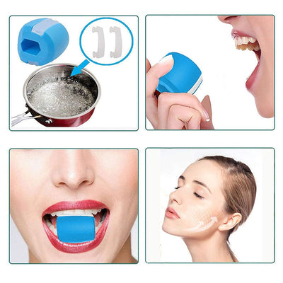 Masseter Ball Jawline Muscle Exerciser Chew Ball Food Grade Silicone Facial  Mandible Trainer Face Fitness Balls 20-50 Pounds