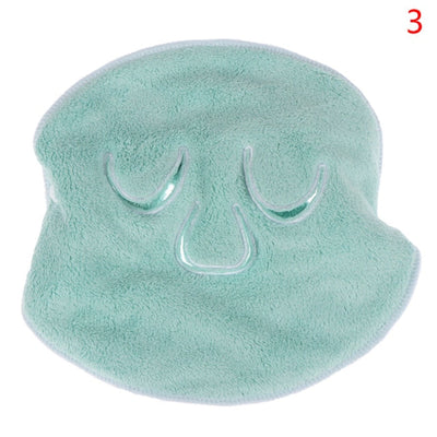 Reusable Face Towels Cold/Hot Compress Facial Mask Beauty Tools Thickened Coral Fleece Towel For Women Skin Care Moisturizing