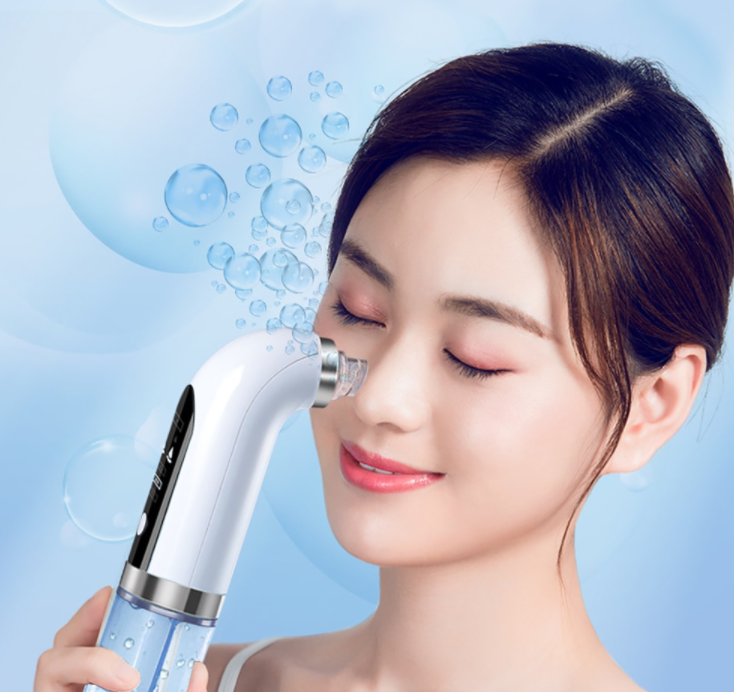 „ÄêElectric Facial Cleaner„ÄëElectric Small Bubble Blackhead Remover USB Rechargeable Water Cycle Pore Acne Pimple Removal Vacuum Suction Facial Cleaner Tool