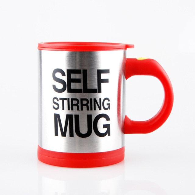 400ML Self Stirring Mug Stainless Steel mix Coffee tea Cup with Lid Automatic Electric Lazy Coffee Milk Mixing auto stirring mug