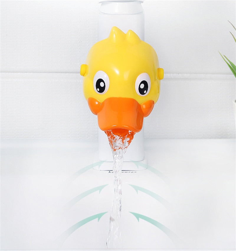 Cartoon Faucet Extender for Kids Hand Washing In Bathroom Sink Accessories Water Pipe Splash-proof Convenient for Baby Washing