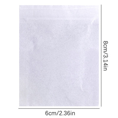 【Filter bag】50Pcs Food Grade Tea Bag non-woven drawstring filter bag used to make tea soup seasoning bag filter Kitchen Supplies