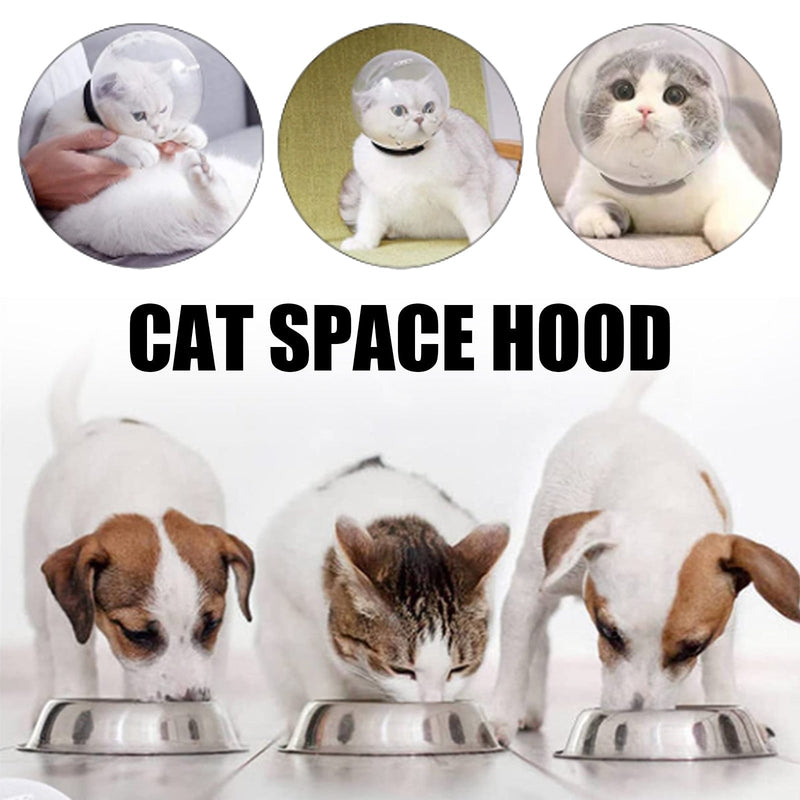 Breathable Cat Muzzle Anti-Bite Grooming Mask Anti-Licking Protective Space Hood Mask Cover Muzzle Bath Grooming Cat Accessories