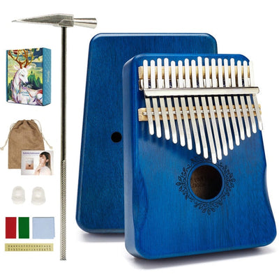 17 Keys Kalimba Thumb Piano High Quality Wood Mbira Body Musical Instruments With Learning Book Kalimba Piano Christmas Gift