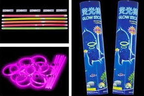 100 PC TUBE OF GLOW BRACELETS