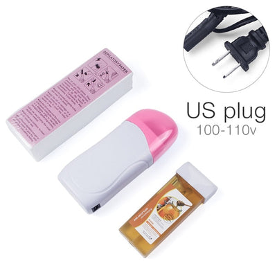 3 In 1 Wax Warmer Hair Removal Tool Electric Wax-melt With Epilator Machine Depilatory Wax Professional Mini SPA Hands Feet