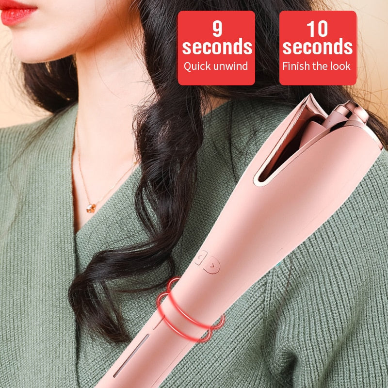 Hair curler 2021 latest anti perm curler, automatic rotation curler, curling irons ceramic heating curler, hair styling tool.