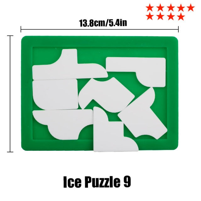 Jigsaw Puzzle 29 Blank Plastic Hard Complex las logic IQ Mind Brain Teaser Shapes games Puzzle Toy For Adults Kids children