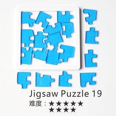 Jigsaw Puzzle 29 Blank Plastic Hard Complex las logic IQ Mind Brain Teaser Shapes games Puzzle Toy For Adults Kids children