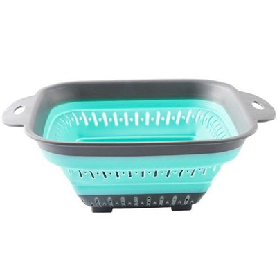 Kitchen Folding Drainer Storag Basket Folding Strainer Fruit Vegetable Drain Device Foldable Colander Kitchen Utensils Organzier