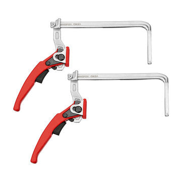 2PCS Alloy Steel Upgrade Quick Ratchet Track Saw Guide Rail Clamp