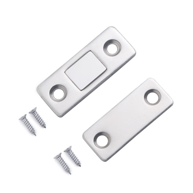 Magnetic Ultra-thin Cabinet Door Stopper Catch for Drawer Magnets Adhesive Cabinet Kitchen Closet Closed Catch Closer Hardware