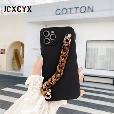 Korea luxury marble bracelet wrist chain soft phone case for iphone 13 12 Pro Max MiNi 11 Pro Max XR X XS Max 7 8 plus 6S SE 20