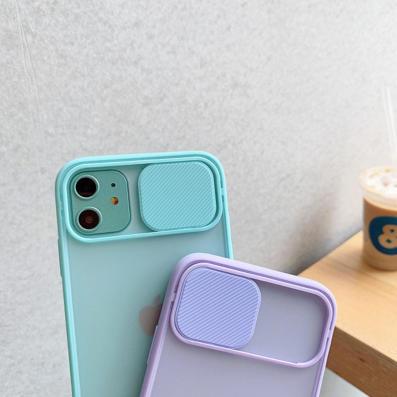 【Full Models Phone Case】Camera Lens Protection Phone Case on For iPhone 11 12 Pro Max 8 7 6 6s Plus Xr XsMax X Xs SE 2020 12 Color Candy Soft Back Cover