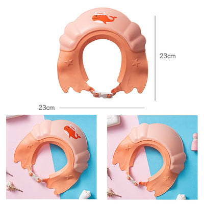 Hot Selling Baby Shower Cap Adjustable Hair Wash Hat for Infant Ear Protection Safe Children Kids Shampoo Shield Bath Head Cover