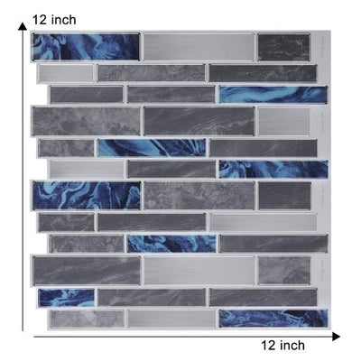 Big Size Self adhesive Waterproof Heatproof Vinyl Wallpaper 3D Peel and Stick Mosaic Tiles