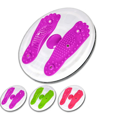 Twister Plate Twist Board Magnet Plate Twist Disk Slimming Legs Fitness Twist Waist wriggle Plate Balance Foot Massage Disc