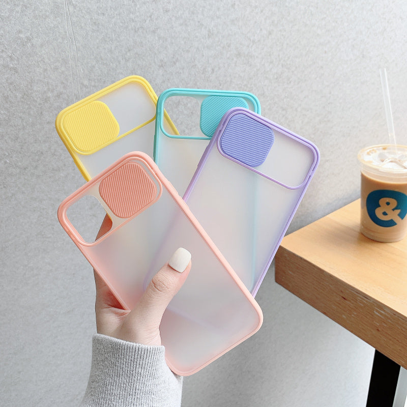 【Full Models Phone Case】Camera Lens Protection Phone Case on For iPhone 11 12 Pro Max 8 7 6 6s Plus Xr XsMax X Xs SE 2020 12 Color Candy Soft Back Cover