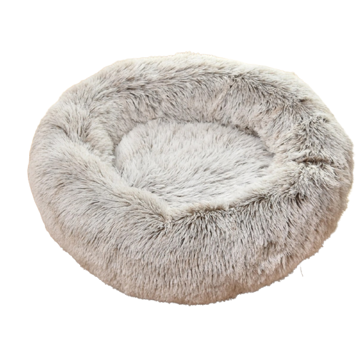 Round Warm Soft Plush Sleeping Donut Cushion Mat