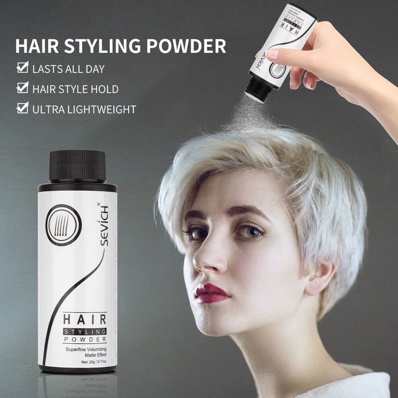 Sevich 20g Fluffy Thin Hair Powder Hair Volume Mattifying Powder  Spray Men Women Hair Mattifying Powder Hair Design Styling