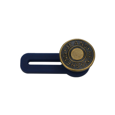 1/5PCS Magic Metal Button Extender for Pants Jeans Free Sewing Adjustable Retractable Waist Extenders Button Waistband Expander