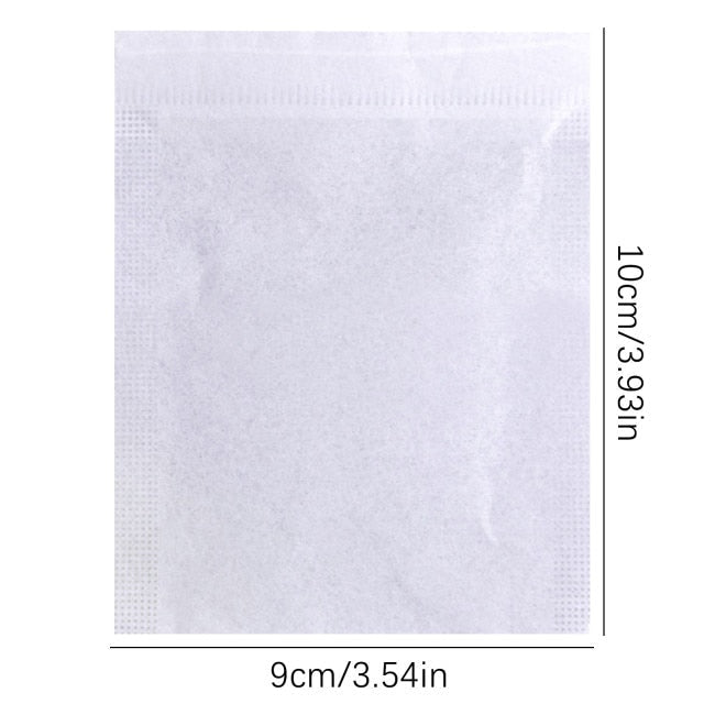 【Filter bag】50Pcs Food Grade Tea Bag non-woven drawstring filter bag used to make tea soup seasoning bag filter Kitchen Supplies