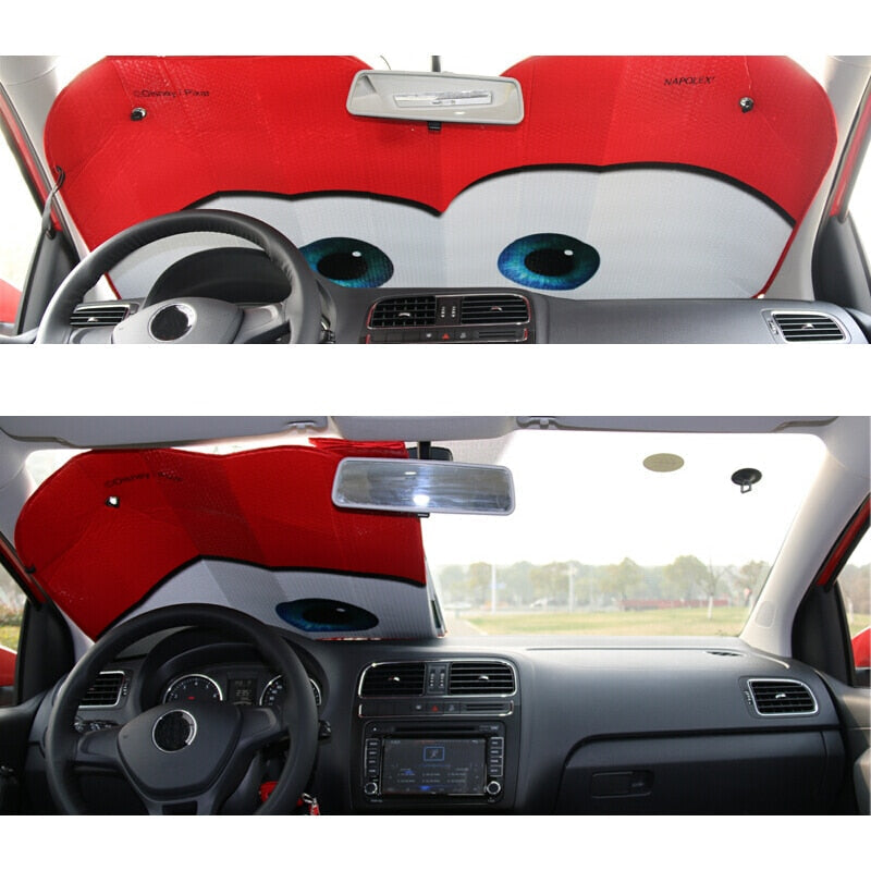 Parasol Cars Sun Visor Window Sunshade Protection Umbrella Blinds Retractable Car Magnetic Windshield Sunshade Eyes Cars