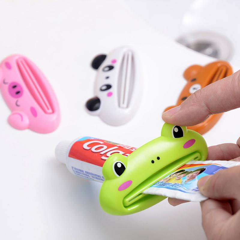 【Toothpaste Squeezer】Simple Toothpaste Device Tube Dispenser Holder Multifunctional Plastic Facial Cleanser Squeezer Press For Bathroom Accessorie