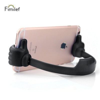 Fimilef Universal Lazy Tablets Phone Holder Flexible Mobile Cell Phone Desk Desktop Table Mount Stand Portable Thumb Bracket