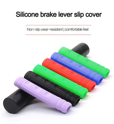 Bicycle Brake Handle Bar  Bike Brake Lever Cover Grips Mountain Road Cycling Bicycle Handle Bar Cover Brake Lever Silicone Protective Sleeve 2 pcs