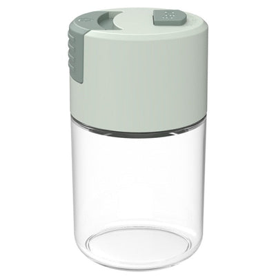 Pressed control salt measurement salt bottle sealed moisture-proof kitchen glass