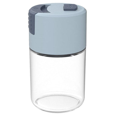 Pressed control salt measurement salt bottle sealed moisture-proof kitchen glass