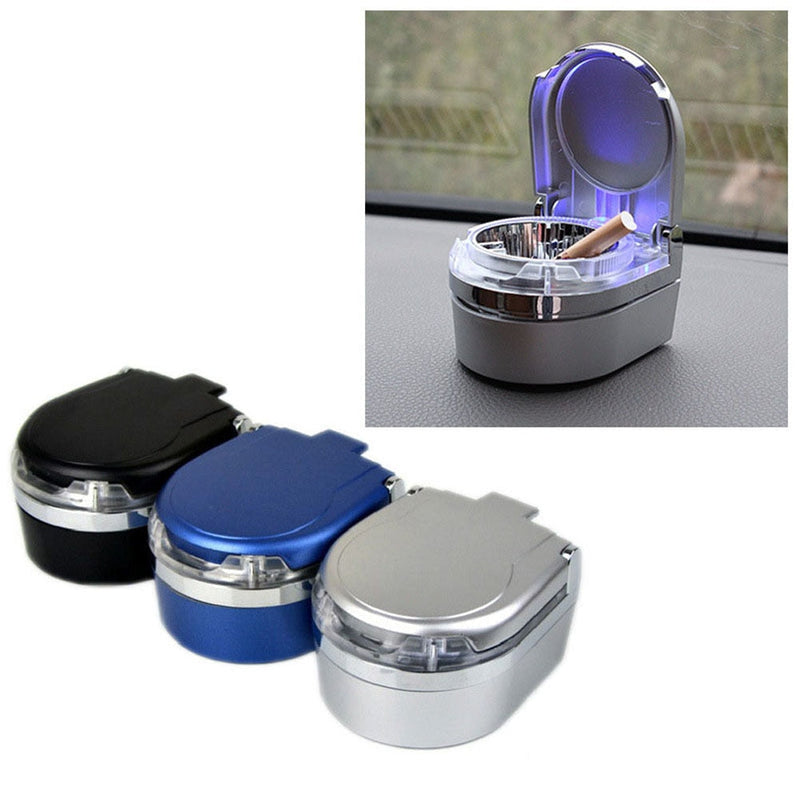 Car Interior Accessories Convenient and Practical Fashionable Appearance Design Vehicle Ashtray Holder with LED