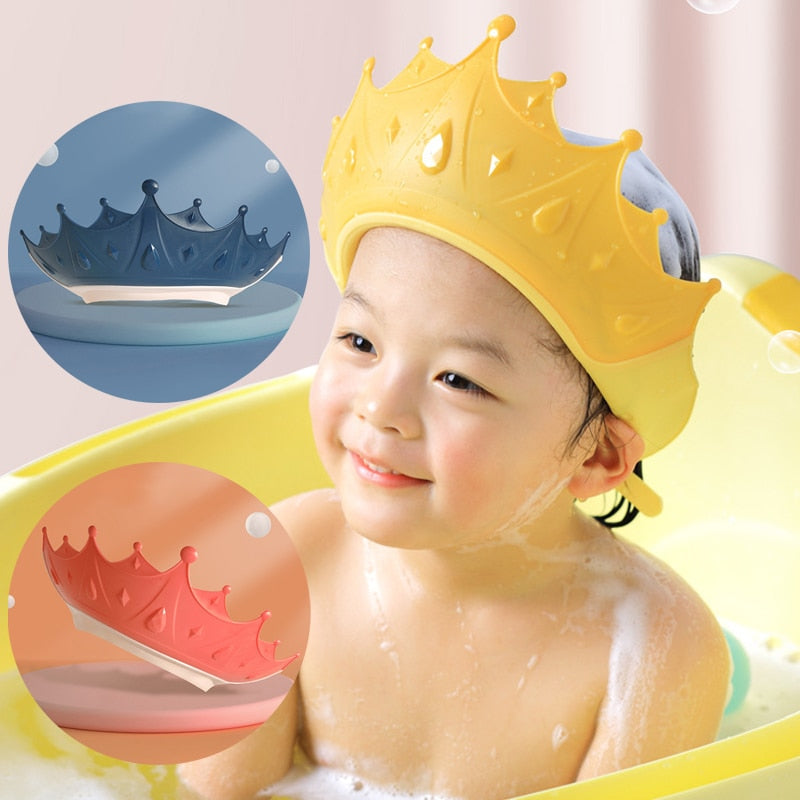 Hot Selling Baby Shower Cap Adjustable Hair Wash Hat for Infant Ear Protection Safe Children Kids Shampoo Shield Bath Head Cover