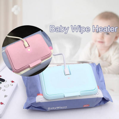 USB Portable Baby Wipes Heater Thermal Warm Wet Towel Dispenser Napkin Heating Box Cover Home Car Mini Tissue Paper Warmer