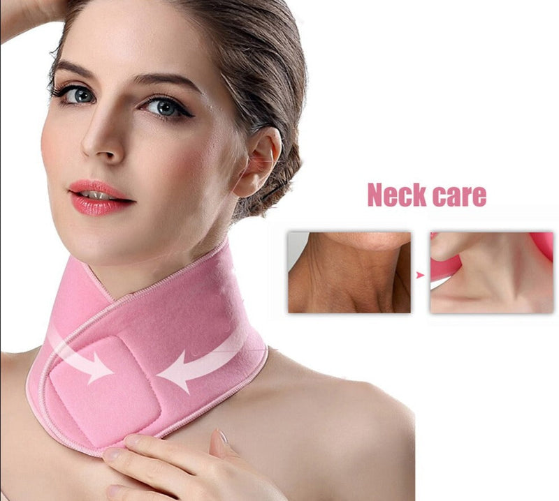 PROFESSIONAL 1Pcs Women Gel SPA Neck Wrap Mask Moisturizing Belt Beauty Skin Neck Care Natural Plant Firming Whitening Moisturizing