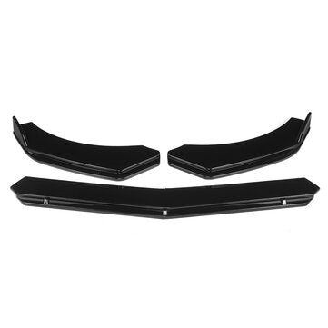 Glossy Black Front Lip Chin Bumper Body Kits