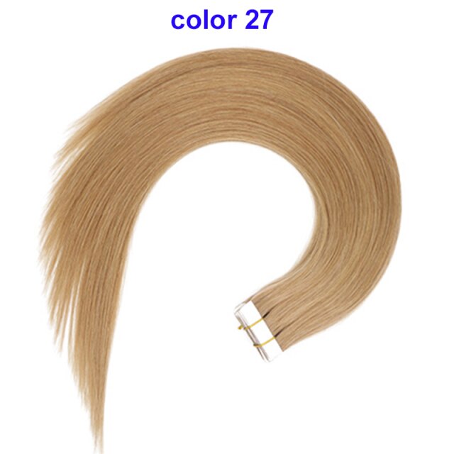 Ombre Balayage Tape In Human Hair Extensions 100% Real Remy Human Hair Extensions 50g 100g Per Package Seamless Tape on Hair