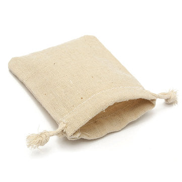 30Pcs Natural Linen Pouch Burlap Jute Sack Jewelry Pouch