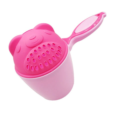 HOT SALE Cute Cartoon Baby Bath Caps Toddle Shampoo Cup Children Bathing Bailer Baby Shower Spoons Child Washing Hair Cup Kids Bath Tool