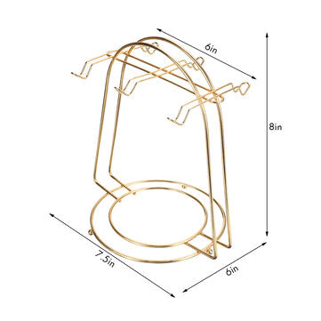 6 Cup Tree Stand Coffee Mug Holder