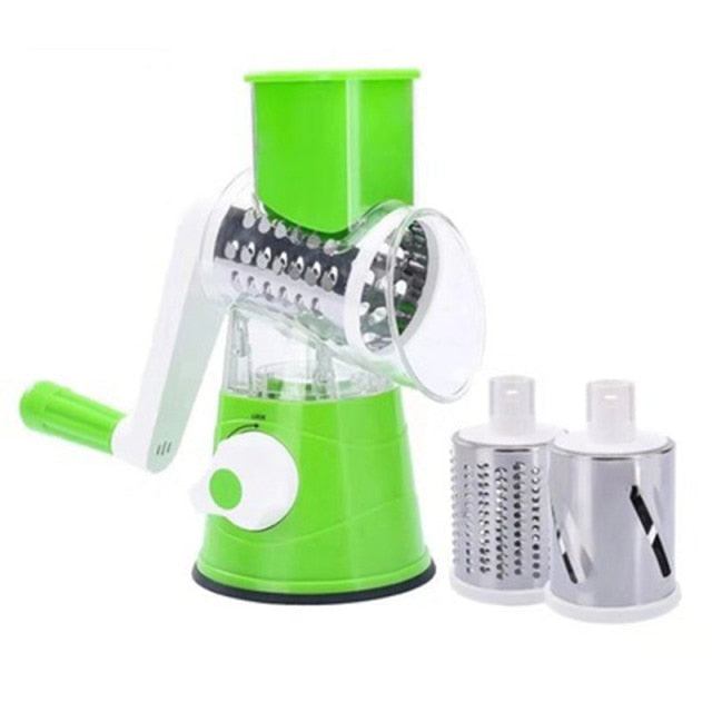 Onion Cutter! Manual Vegetable Cutter Slicer Kitchen Roller Gadgets Tool Vegetable Chopper Round Slicer Graters Potato Carrot Cheese Shredder