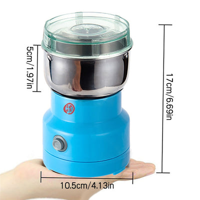 150W Stainless Steel Electric Multifunction Small Food Grinder Portable Coffee Bean Seasonings Spices Mill Powder Machine