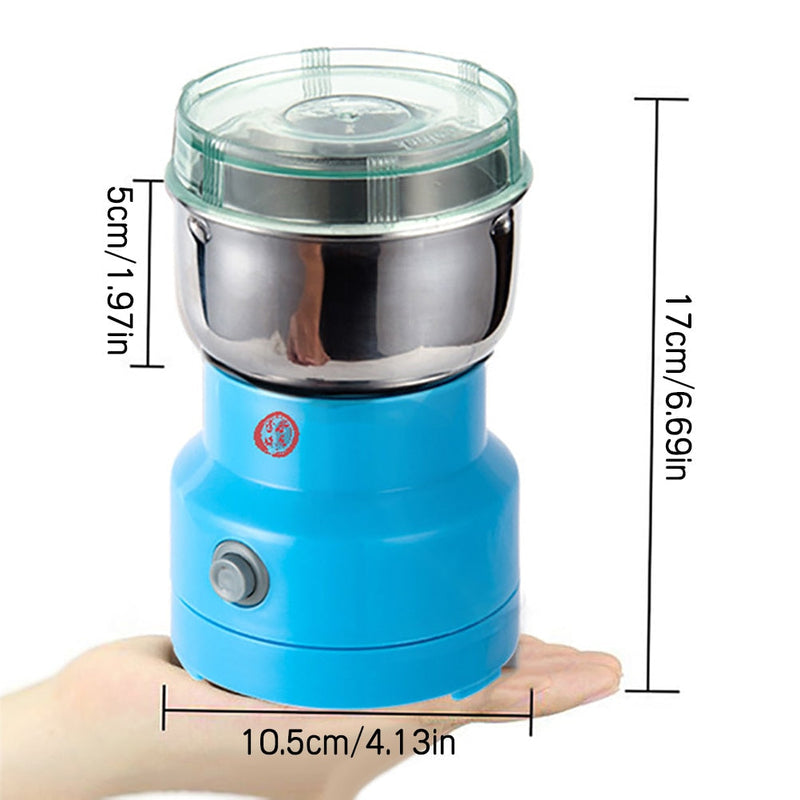 150W Stainless Steel Electric Multifunction Small Food Grinder Portable Coffee Bean Seasonings Spices Mill Powder Machine