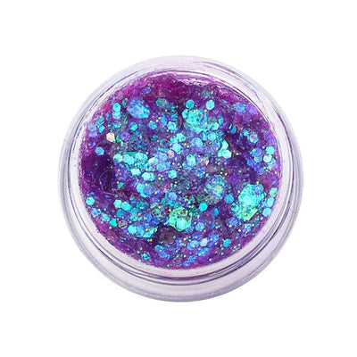 1PC Hot Sale Fashion Holographic Eyeshadow Sequins Gel Hair Lips Makeup Eye Eyebrow Shimmer Glitter Decoration Portable Cosmetic